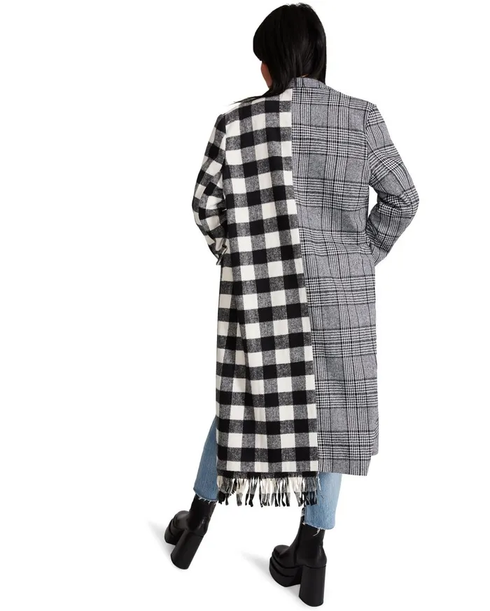 Steve Madden Asymmetrical Trench Coat Black Womens Jackets and Coats Steve Madden Asymmetrical Trench Coat Black Womens Jackets and Coats