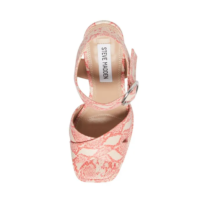 Steve Madden Charmed Pink Multi Womens Platforms Steve Madden Charmed Pink Multi Womens Platforms