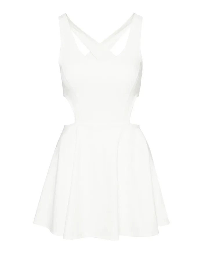 Steve Madden Grind It Out Dress White Womens Dresses Steve Madden Grind It Out Dress White Womens Dresses
