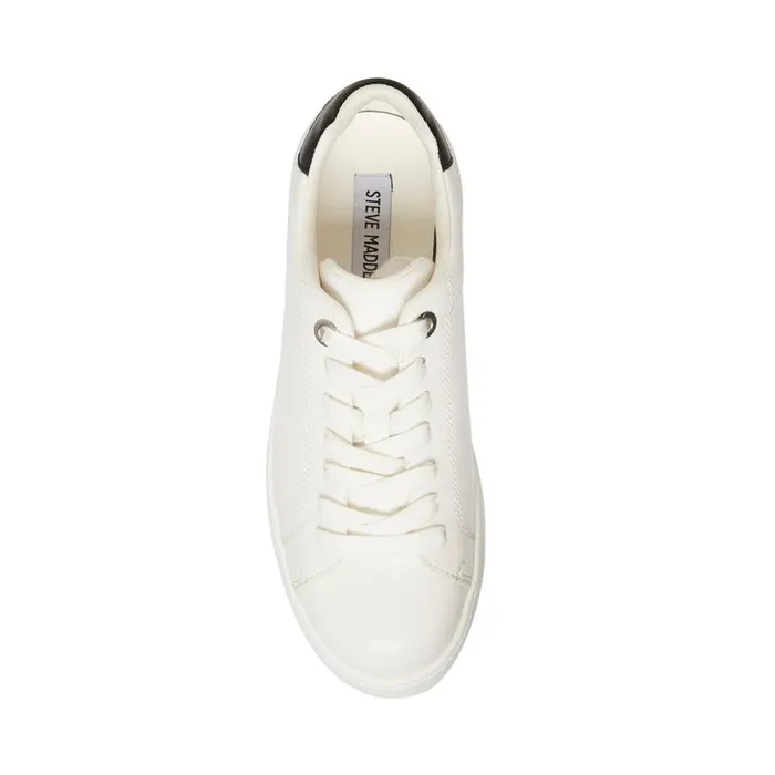 Steve Madden Rockaway Whiteblack White Black Womens Sneakers Steve Madden Rockaway Whiteblack White Black Womens Sneakers