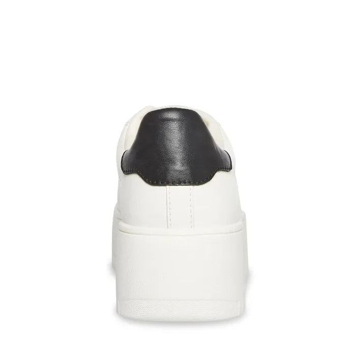 Steve Madden Rockaway Whiteblack White Black Womens Sneakers Steve Madden Rockaway Whiteblack White Black Womens Sneakers