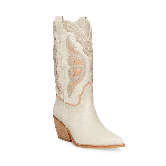 Steve Madden Wynter Bone Multi Womens Boots Steve Madden Wynter Bone Multi Womens Boots