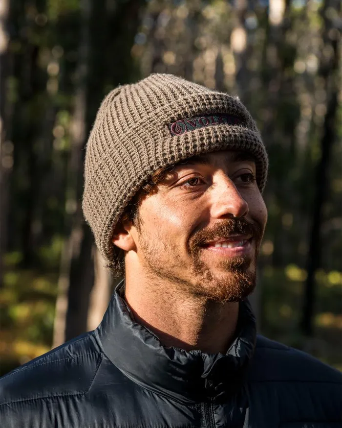 Stone Bar Beanie 8211 Teak Mens Volcom Hats and Beanies