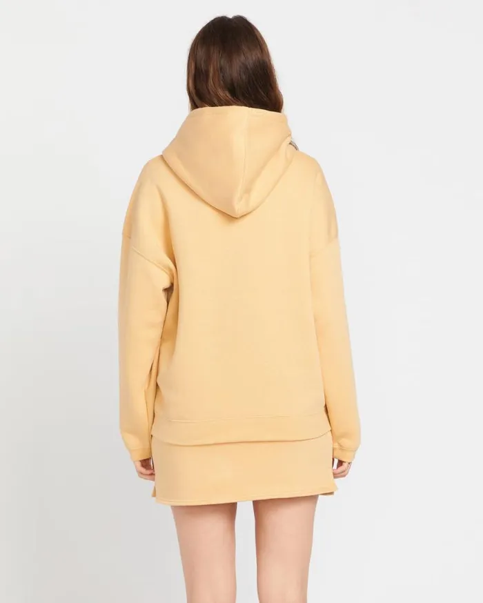 Stone Heart Up Hoodie 8211 Sand Womens Volcom Hoodies and Sweatshirts