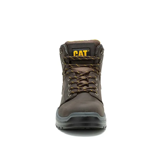 Striver Steel Toe Work Boot Brown Men Cat Footwear Boots