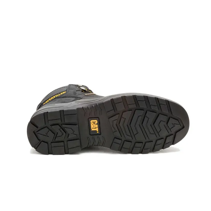 Striver Waterproof Steel Toe Work Boot Black Men Cat Footwear Waterproof