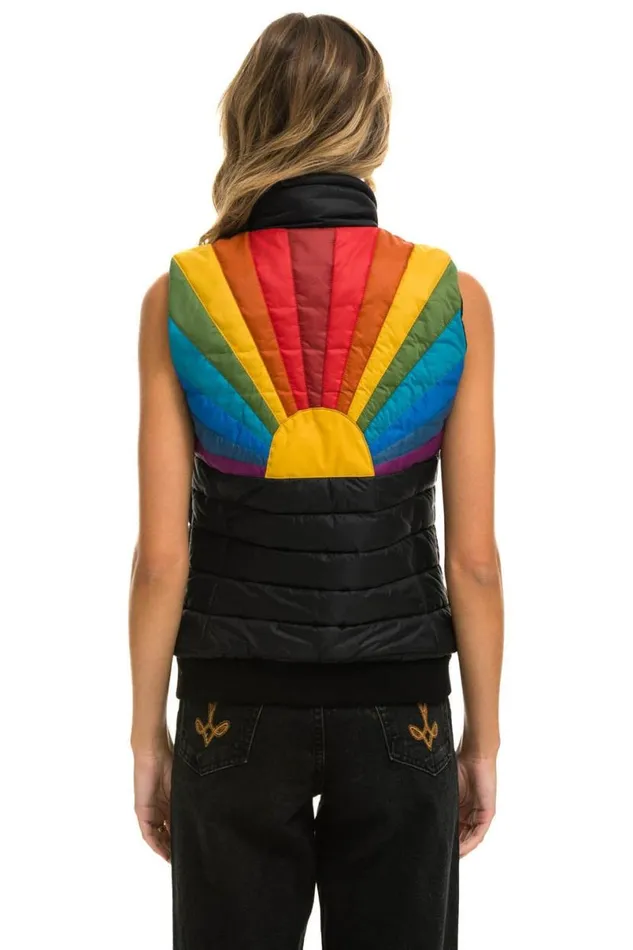 Sunburst Vest 8211 Black Women Aviator Nation Vests