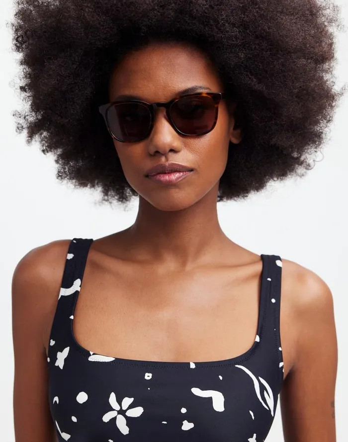 Sunglasses Women Madewell Ashcroft Sunglasses Whisky Tort