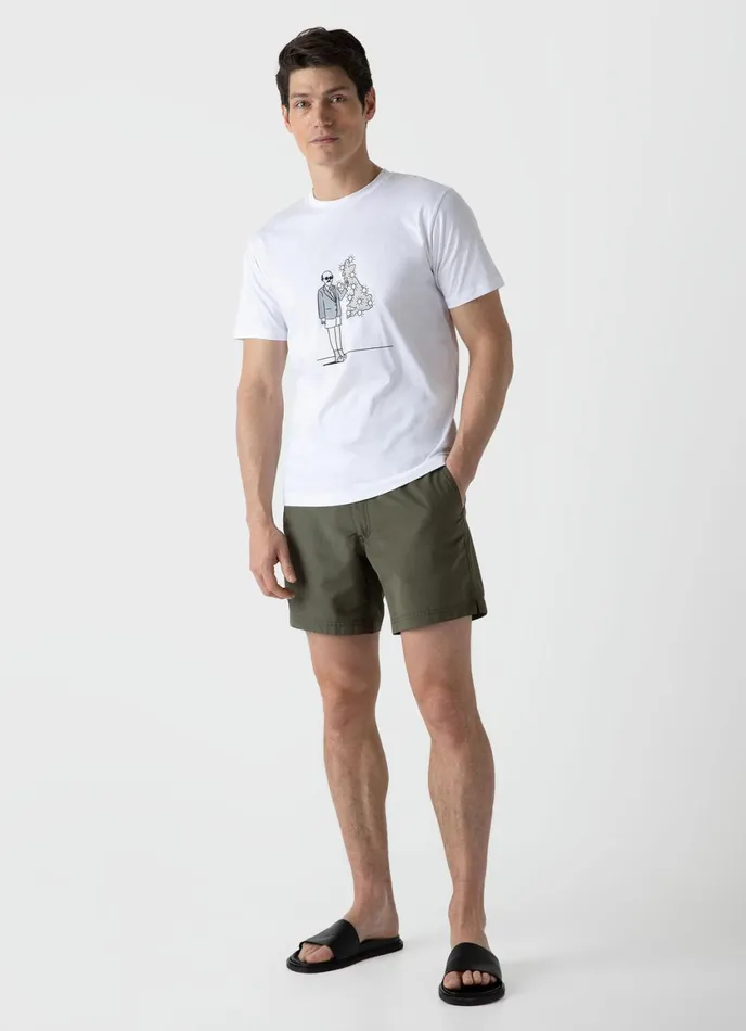 Sunspel X Matt Blease Print Tshirt Men SUNSPEL Tshirts
