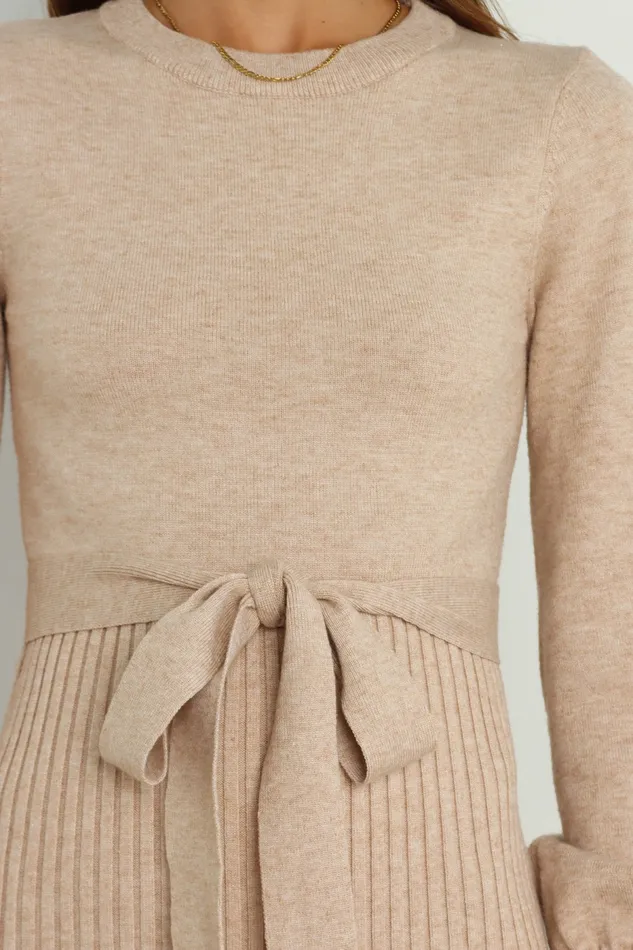 Sweater Dresses Petal and Pup Women Helena Dress Beige