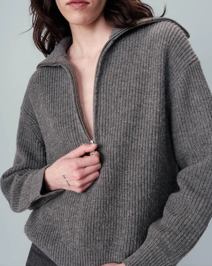 SWEATER GRIS NAIKI Shop Grace and Mila Plain Jumpers