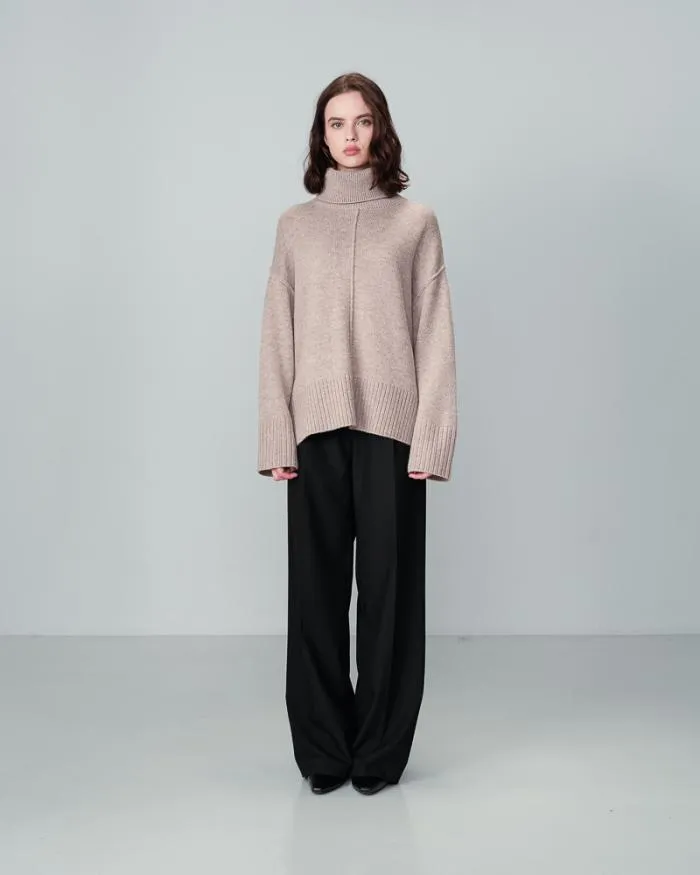SWEATER TAUPE NAVAJO Shop Grace and Mila Plain Jumpers
