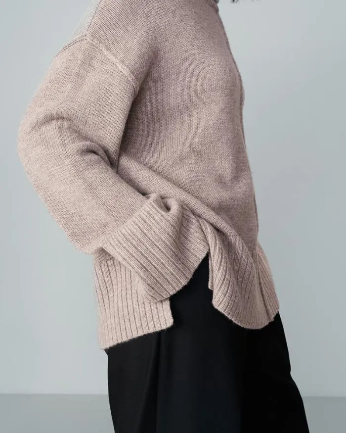 SWEATER TAUPE NAVAJO Shop Grace and Mila Plain Jumpers