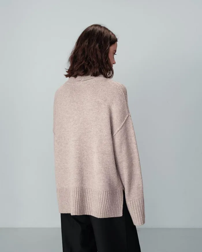 SWEATER TAUPE NAVAJO Shop Grace and Mila Plain Jumpers