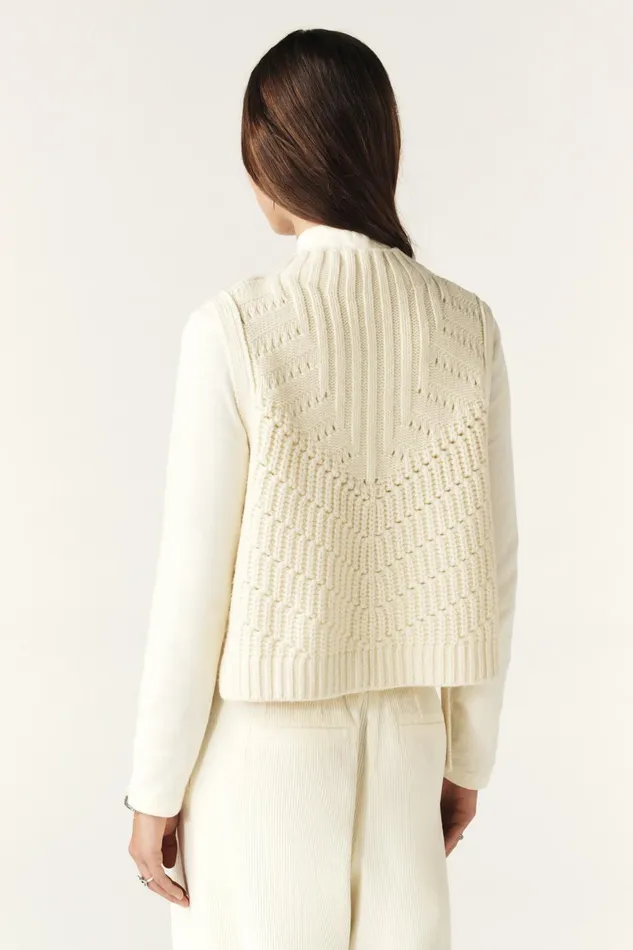Sweater Vest Orion OffWhite Women Baandsh Sweaters and Cardigans