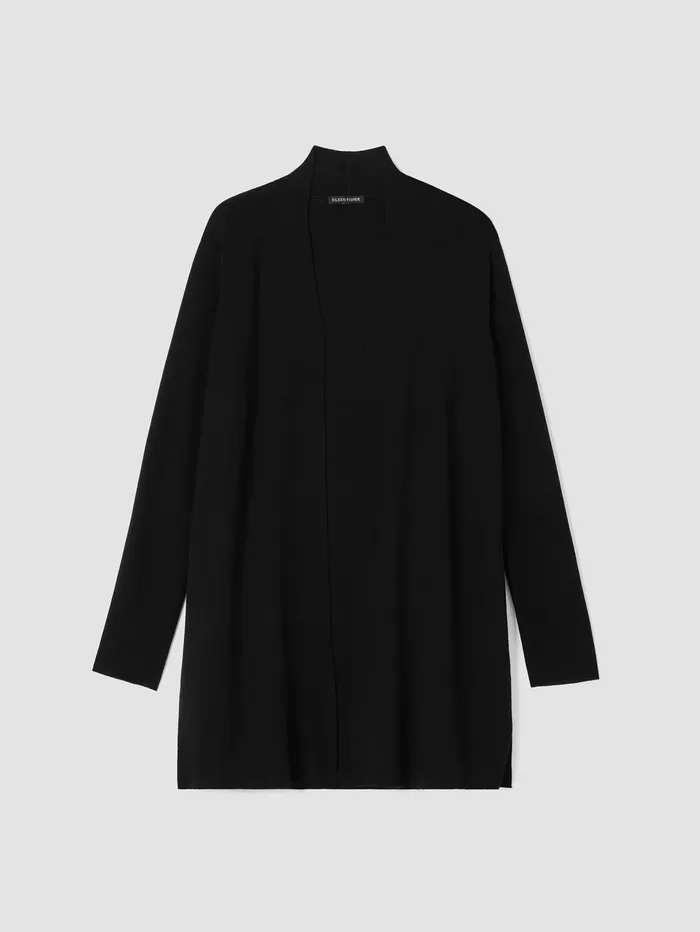 Sweaters and Cardigans Women Eileen Fisher Ultrafine Merino Long Cardigan Black