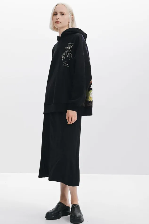 Sweaters Women Desigual Bambi Sweatshirt Black