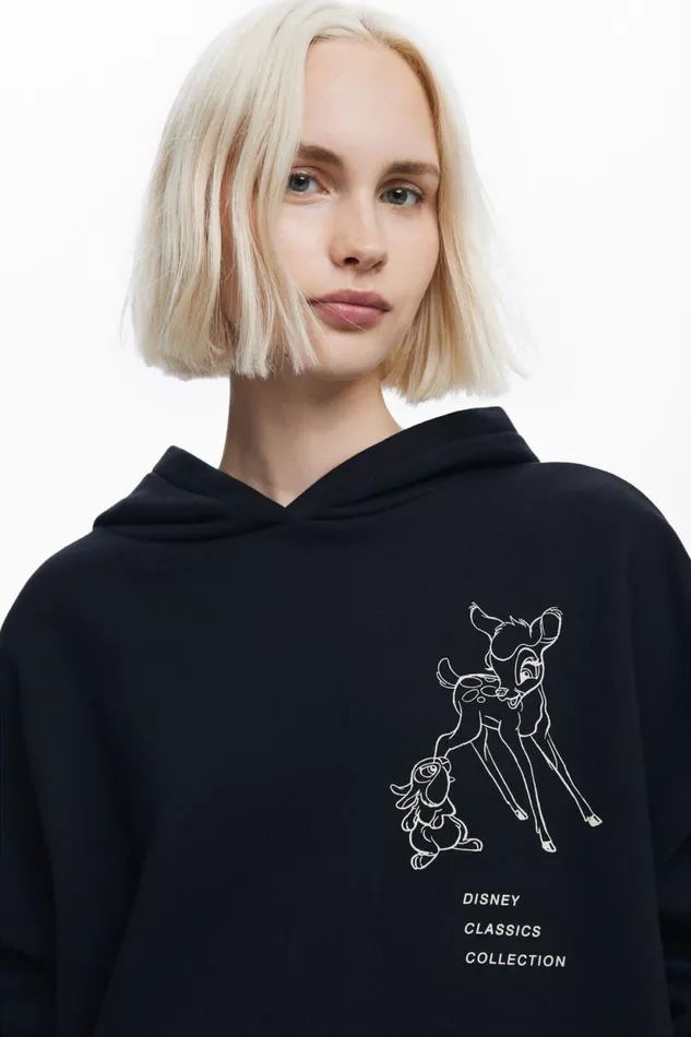 Sweaters Women Desigual Bambi Sweatshirt Black