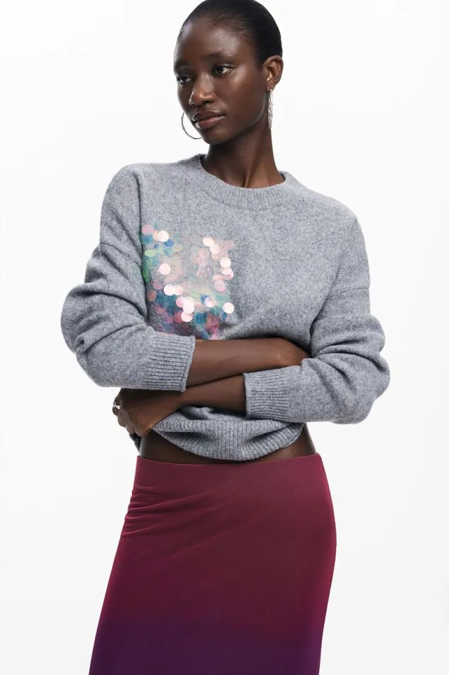 Sweaters Women Desigual Jumper Black