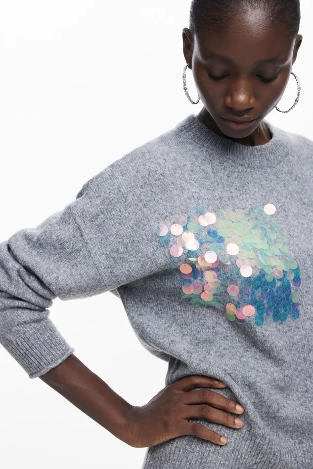 Sweaters Women Desigual Jumper Black