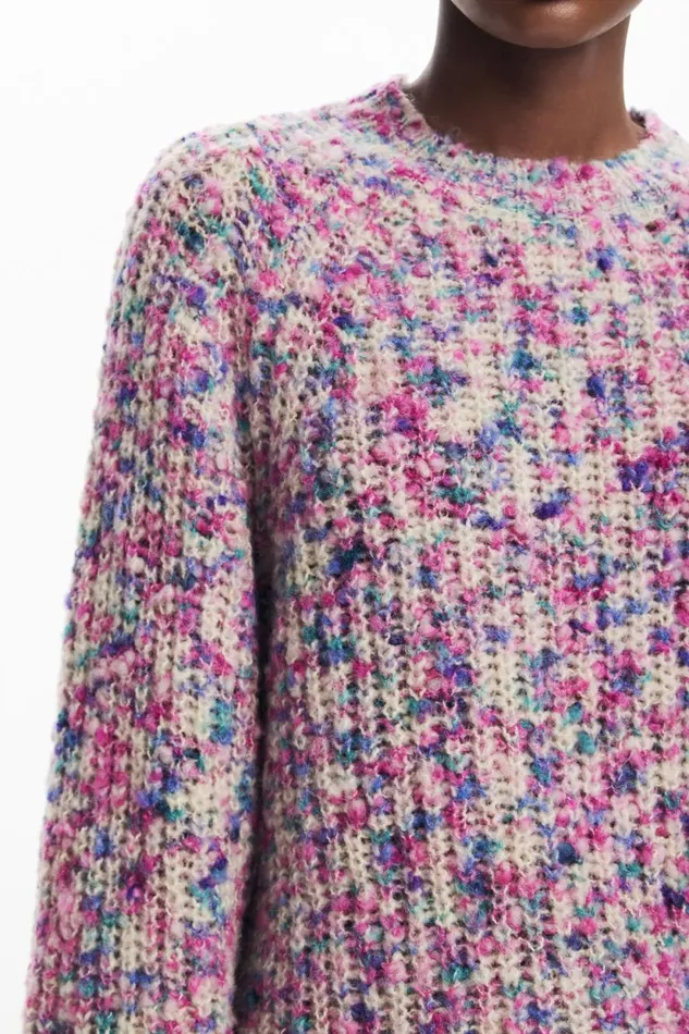 Sweaters Women Desigual Multicolored Sweater Materialfinishes