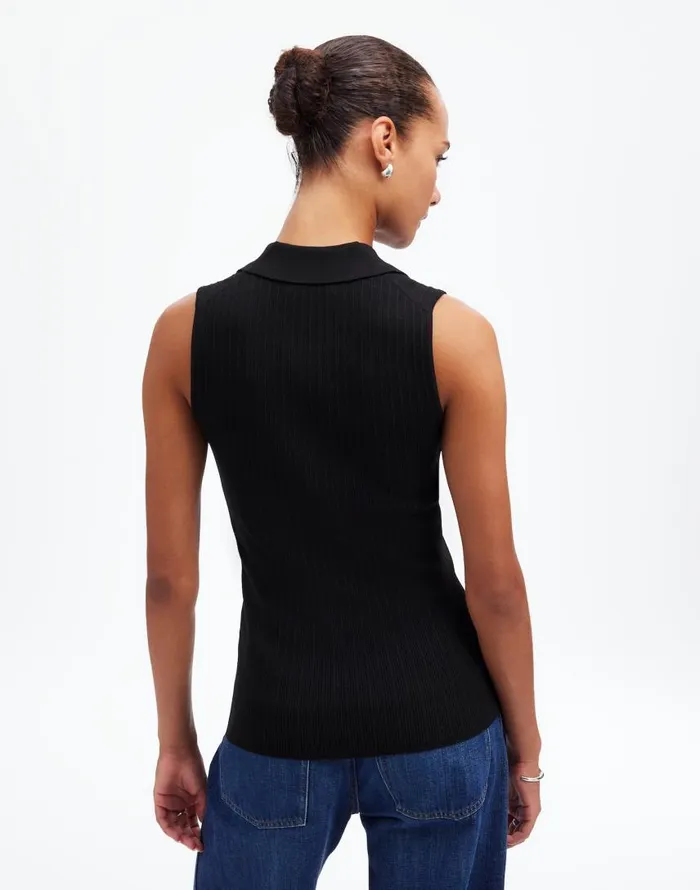 Sweaters Women Madewell The Signature Knit ButtonFront Vest Abyss