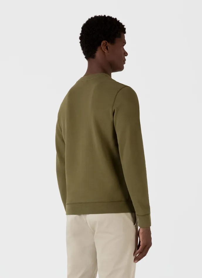 Sweatshirts and Sweatpants Men Loopback Sweatshirt Olive Green ussunspel Sweatshirts and Sweatpants Men Loopback Sweatshirt Olive Green ussunspel