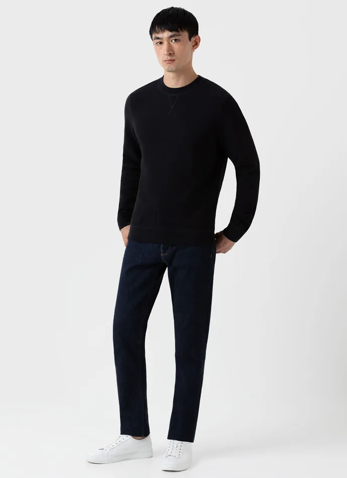Sweatshirts and Sweatpants ussunspel Men Loopback Sweatshirt Black Sweatshirts and Sweatpants ussunspel Men Loopback Sweatshirt Black