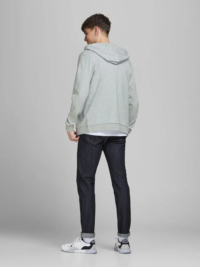 Sweatshirts JACK and JONES Mens 2PACK ZIPPED HOODIE Grey Navy Blazer Gift 4 You