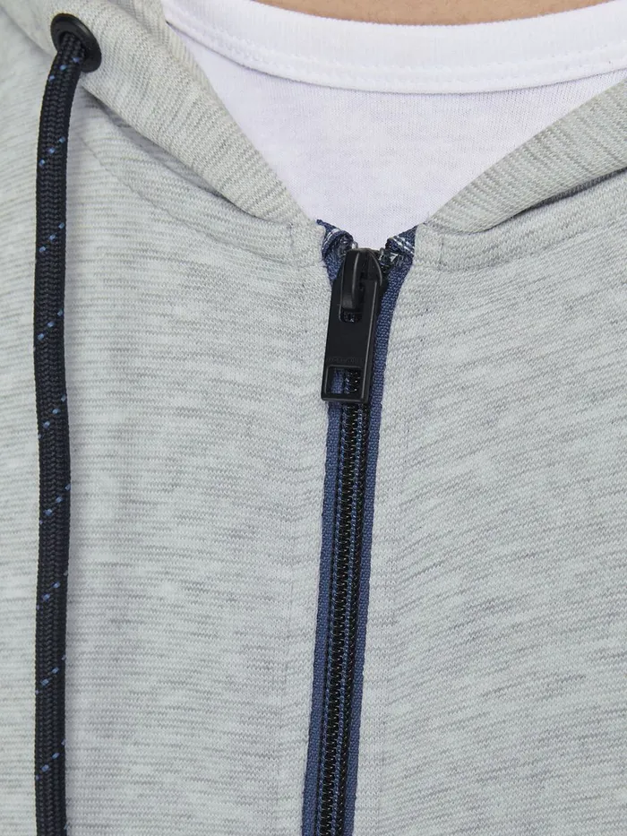Sweatshirts JACK and JONES Mens 2PACK ZIPPED HOODIE Grey Navy Blazer Gift 4 You