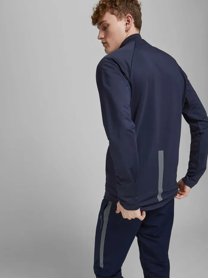Sweatshirts JACK and JONES Mens PERFORMANCE SPORTS JACKET Blue Navy Blazer Gift 4 You