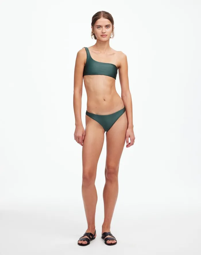 Swim Women Madewell Jade Swim Most Wanted Bikini Bottom Hunter Sheen