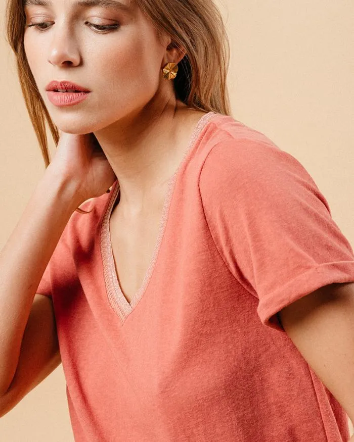 TSHIRT ROSE MANUEL Shop Grace and Mila ShortSleeves Tshirts