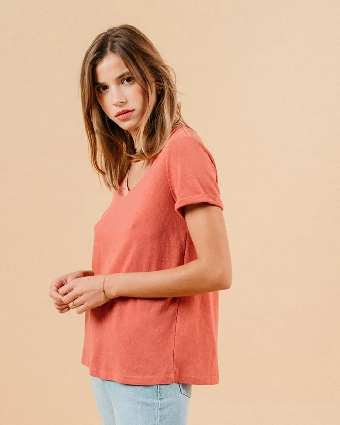 TSHIRT ROSE MANUEL Shop Grace and Mila ShortSleeves Tshirts