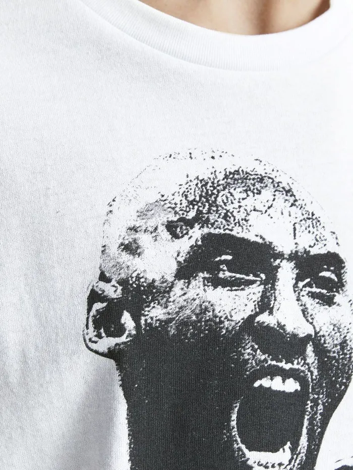 Tshirts JACK and JONES Junior BOYS BASKETBALL PRINT TSHIRT White White Gift for Friend