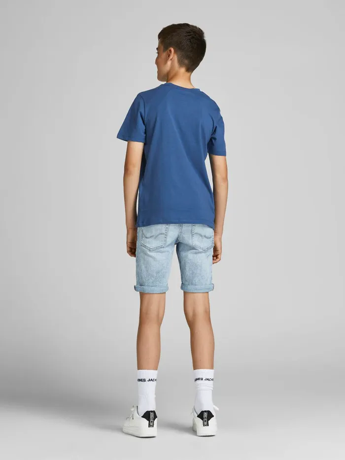 Tshirts JACK and JONES Junior BOYS CREW NECK TSHIRT Blue Ensign Blue On Sale