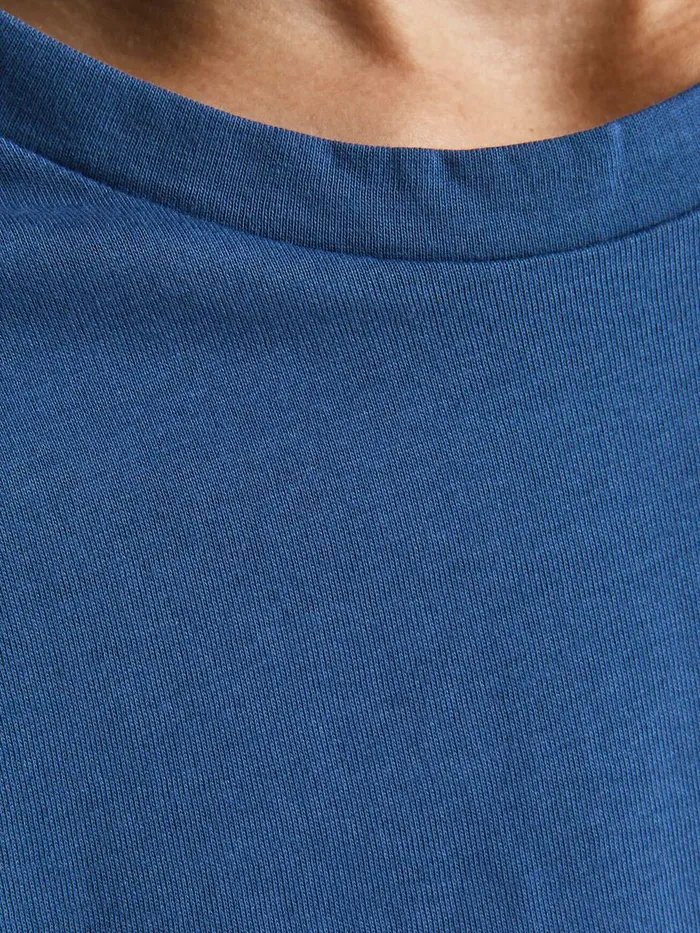 Tshirts JACK and JONES Junior BOYS CREW NECK TSHIRT Blue Ensign Blue On Sale