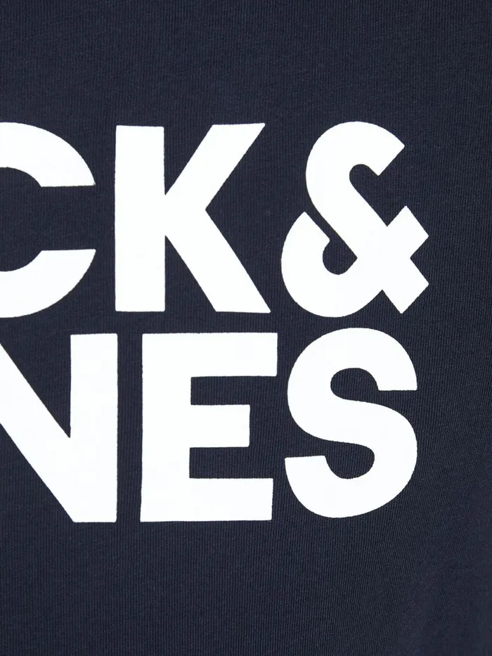 Tshirts JACK and JONES Junior BOYS LOGO TSHIRT Blue Navy Blazer Gift for Friend