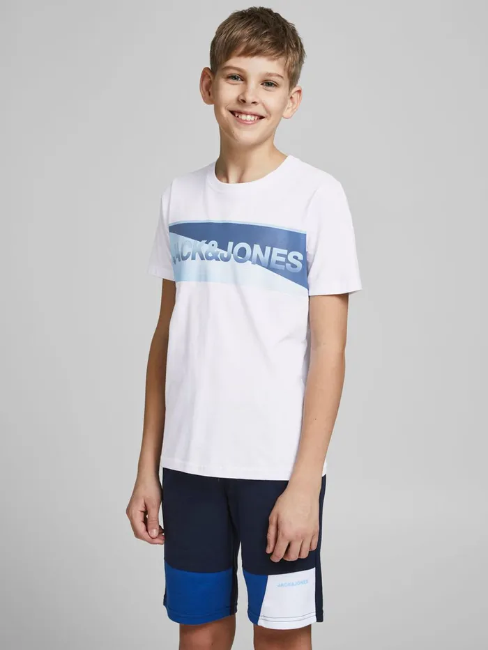 Tshirts JACK and JONES Junior BOYS ORGANIC COTTON TSHIRT White White Gift Ideas Tshirts JACK and JONES Junior BOYS ORGANIC COTTON TSHIRT White White Gift Ideas