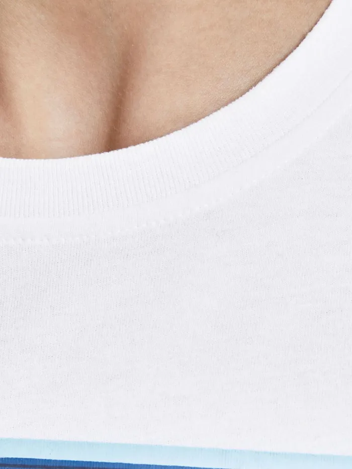 Tshirts JACK and JONES Junior BOYS ORGANIC COTTON TSHIRT White White Gift Ideas