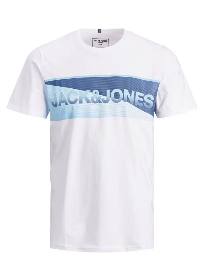 Tshirts JACK and JONES Junior BOYS ORGANIC COTTON TSHIRT White White Gift Ideas