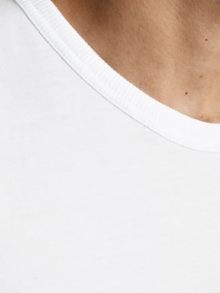 Tshirts JACK and JONES Mens BASIC CREW NECK TSHIRT White White Online