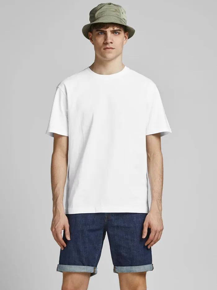 Tshirts JACK and JONES Mens ORGANIC COTTON RELAXED FIT TSHIRT White White On Sale Tshirts JACK and JONES Mens ORGANIC COTTON RELAXED FIT TSHIRT White White On Sale