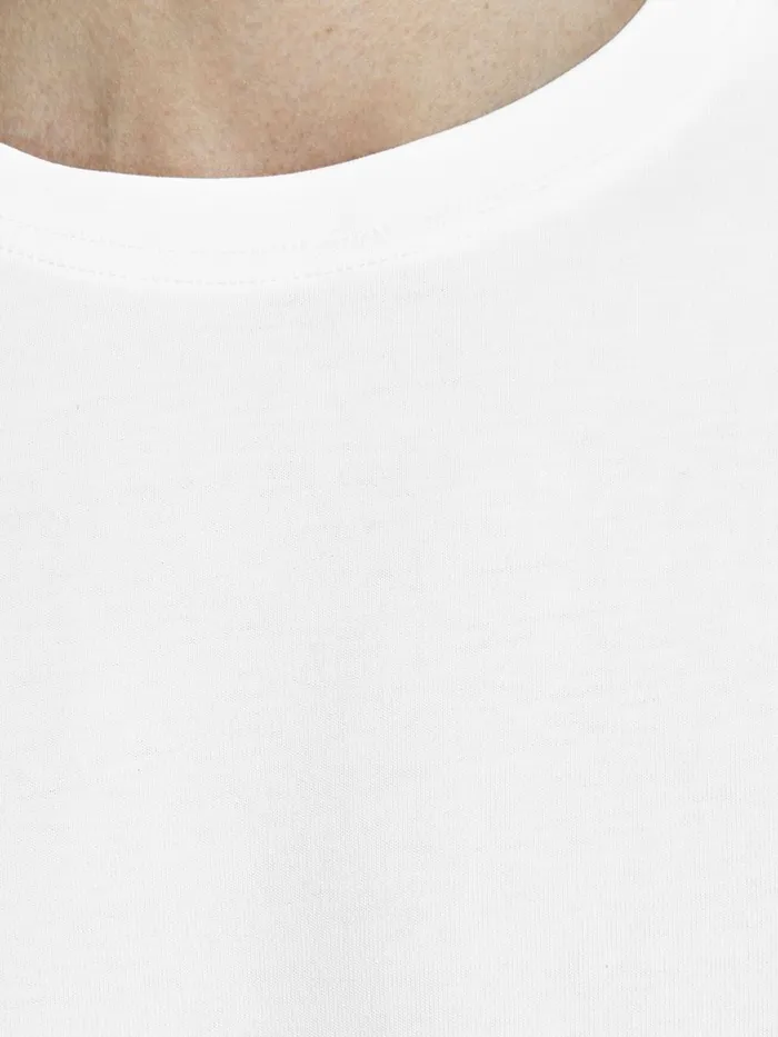 Tshirts JACK and JONES Mens ORGANIC COTTON RELAXED FIT TSHIRT White White On Sale