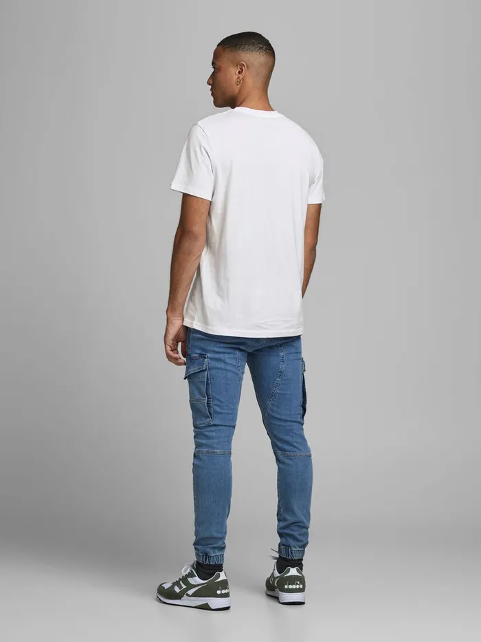 Tshirts JACK and JONES Mens ORGANIC COTTON TSHIRT White White Near Me