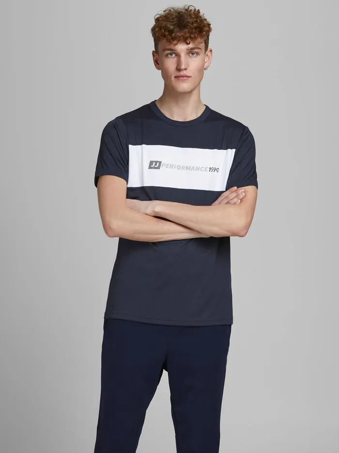 Tshirts JACK and JONES Mens PERFORMANCE SPORTS TSHIRT Blue Navy Blazer For Sale Tshirts JACK and JONES Mens PERFORMANCE SPORTS TSHIRT Blue Navy Blazer For Sale