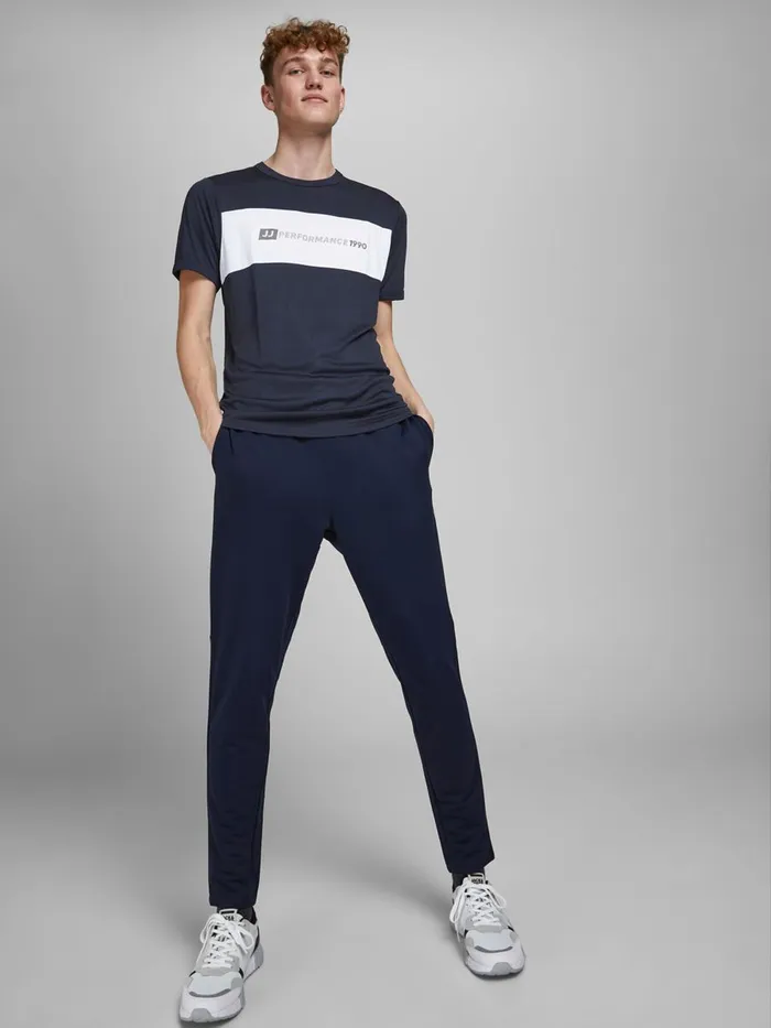 Tshirts JACK and JONES Mens PERFORMANCE SPORTS TSHIRT Blue Navy Blazer For Sale