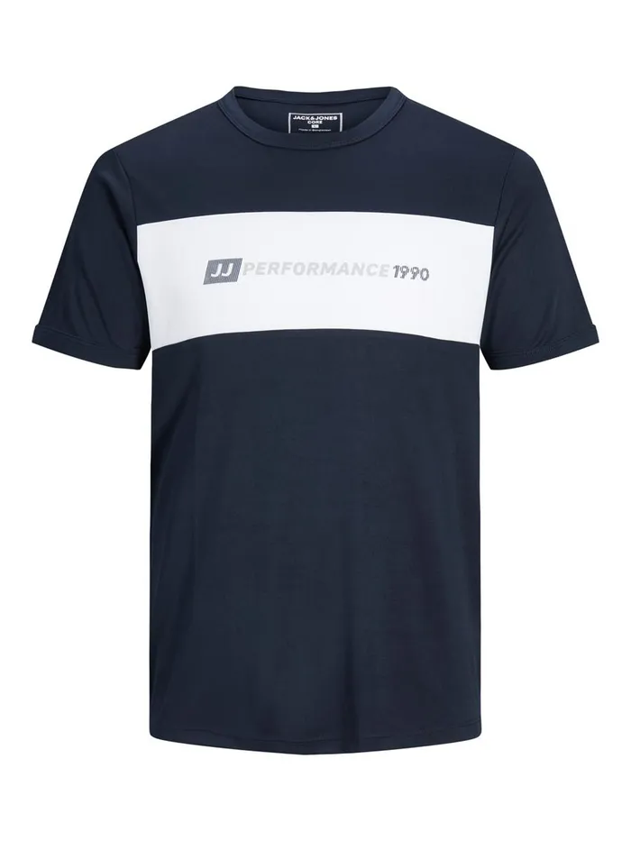 Tshirts JACK and JONES Mens PERFORMANCE SPORTS TSHIRT Blue Navy Blazer For Sale