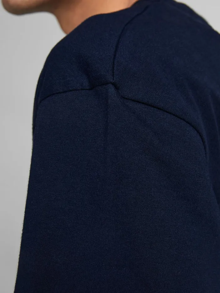 Tshirts JACK and JONES Mens PRIDE TSHIRT Blue Navy Blazer Gift for Friend