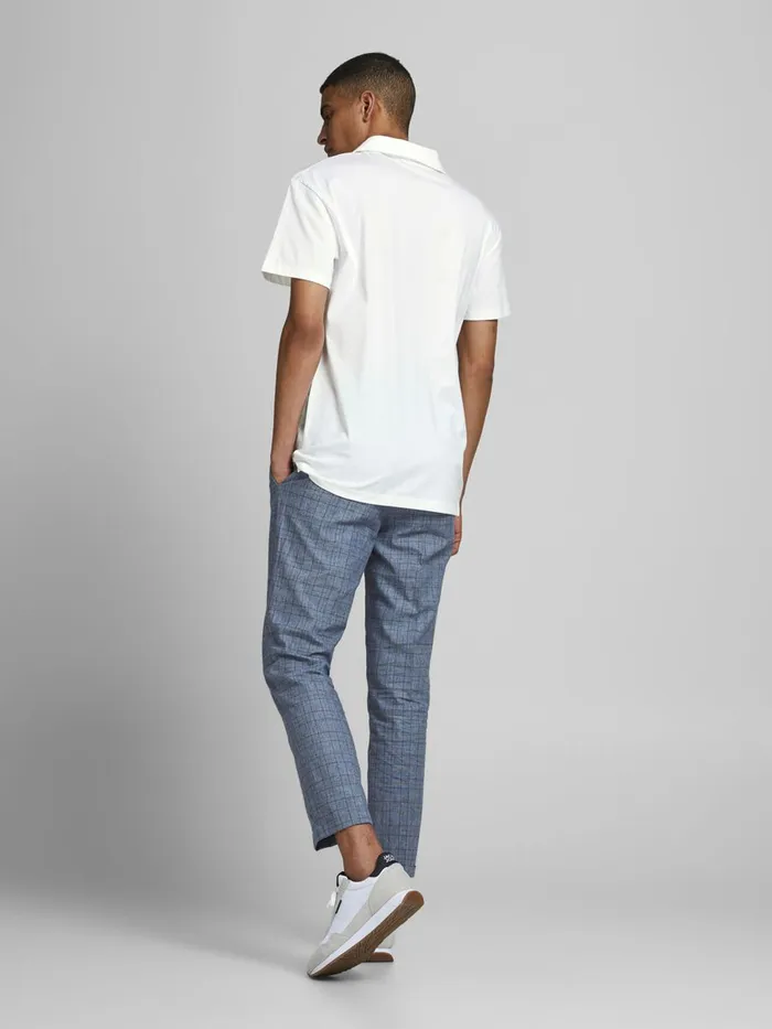 Tshirts JACK and JONES Mens SOLID RESORT POLO SHIRT White White Cheap On Sale